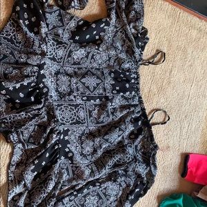 Off the shoulder loose top